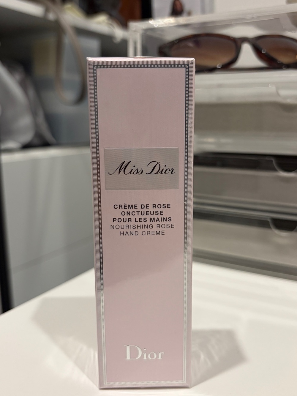 Authentic Miss Dior Crème de Rose nourishing rose hand cream